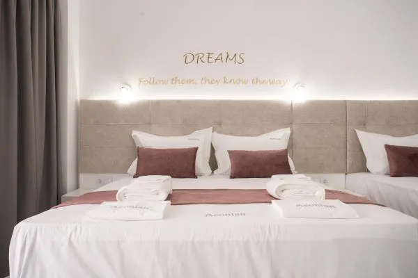 closeup of bed